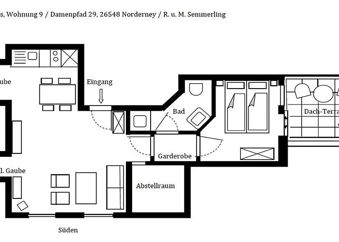 דירה Inselhus 9 נורדרני